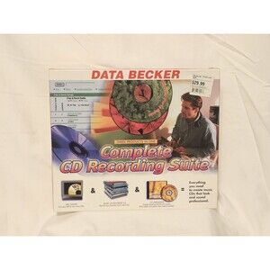 Data Becker Complete CD Recording Suite 3 Products In 1 Create Music CDs